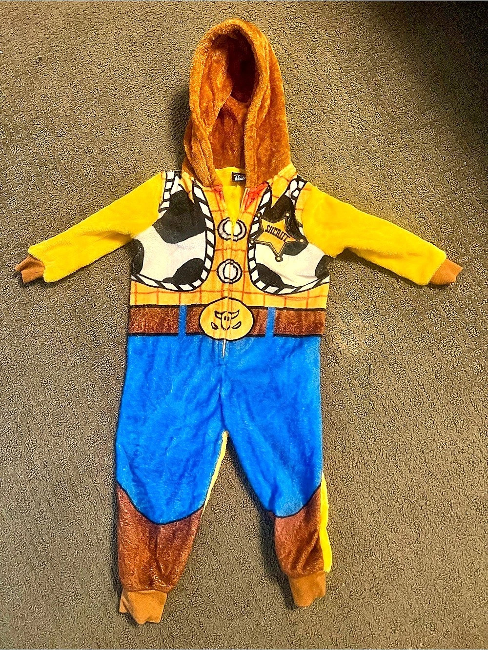 Disney Pixar Toy Story Woody fleece costume 2T